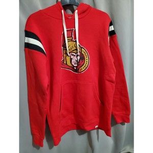 Ottawa Senators Fanatics Branded Splatter Logo Pullover Hoodie - Red Size M